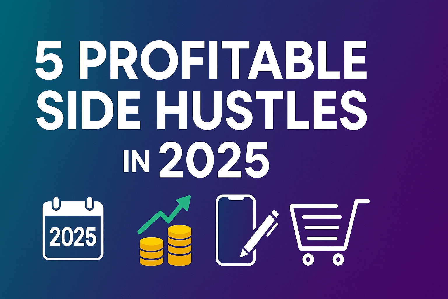 5 Profitable Side Hustles in 2025 for Busy People