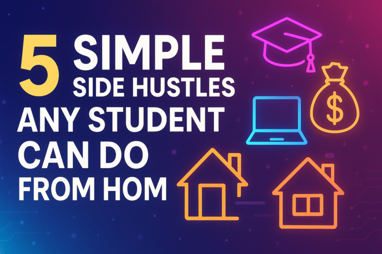 5 Simple Side Hustles Any Student Can Do from Home