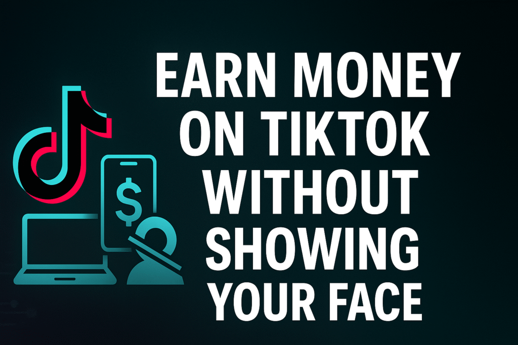 Earn Money on TikTok Without Showing Your Face