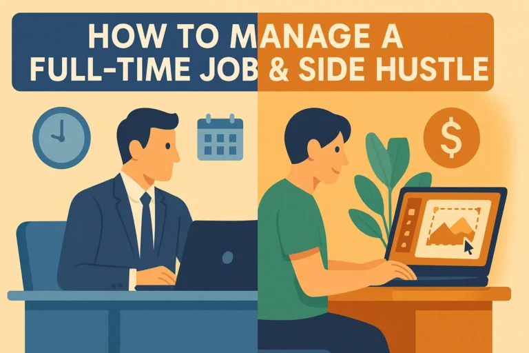 How to Manage a Full Time Job and a Side Hustle